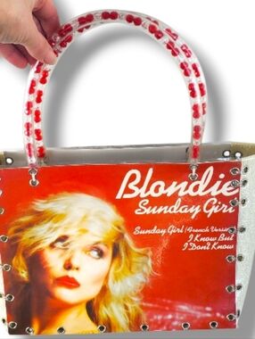 Handbag featuring cover art Blondie single Sunday Girl 1979 Album Parallel Lines